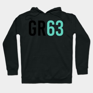 George Russell 63 - Driver Initials and Number Hoodie